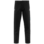 Kappa Track Pants W/ Snap Button Side Bands in Black for Men